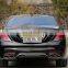 Genuine Rear Bumper Diffuser For Benz S-class W222 Modified S63 AMG Rear Lip Diffuser Exhaust Pipe Tips
