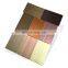 Customized 201 202 304 316 316L gold mirror stainless steel sheet