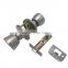 2020 new USA market standard 2 level iron security knob night latch rim handle door lock with 3 brass bolt