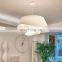 Modern Creative LED Pendant Lamp For Living Room Bedroom Indoor Home Simple White Fabric Hanging Light