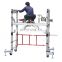 CE Certification Climbing Mobile Telescopic Scaffold Aluminum Tower household construction for sale