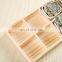 Factory Planter Vase Set Luxury 10 Pcs Small Pots Flower Pot Golden Wood Tray Felt Ceramic Home Used with Flower/green Plant 30