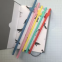 Amazon Best Seller BPA Free elastic Colorful Rubber Silicone Straws For Drinking