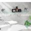 Wholesale Trend Household Products Bathroom China  Wall Mounted Shower Shelf Organizer Glass Shelves