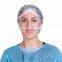 Nurse Nonwoven Clip Cap /Hair Net Disposable Head Cover Mob Cap/Pleated Bouffant Cap