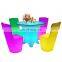 illuminated lounge coffee table dongguan factory outdoor garden led bar furniture light cocktail tables and chairs for events