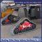 Customized rubber track chassis for loaders with strong off-road performance