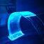 Manufacture Swimming Pool Water Fall Acrylic Cascade Led Light Waterfall Garden Transparent Water Fountain