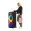 ZQS8247 wireless portable 120W power dural 8 inches OEM bass bluetooth speaker with colorful lights