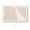 Wabi sabi style custom printing diatomite stone bath mat for bathroom