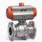 DN15~200 Q641F-16R SS316 Flange Pneumatic Water Ball Valve
