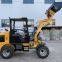 HZM 811 810B Mini Articulated Loader Front Wheel Loader With Cabin