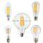 2015 E12/E14/E26/E27 led bulb 6w AC110-240 LED Filament Bulbs manufacture