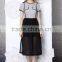 2015 new lastest fashion lady Patchwork one piece girls party dresses, african dresses, net dresses
