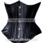 Guangzhou factory supply sexy corset lingerie full corset waist training double steel boned corset