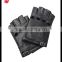Fashion ladies Heart shape rivets studded less finger driving leather gloves