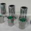 TPMS Sliver Tire Valve Stem Cap & Sleeve Cover Chrome Set American Cars And Trucks