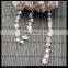 LFD-008C ~ Wholesale Gold Plated Wire Wrapped Freeform Natural Quartz Chips Chains Gemstone Beaded Chain Jewelry Making