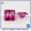 Synthetic Pink Square Ruby Corundum Stones For Fashion Jewelry With Cheap Price