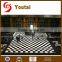 High Gloss Laminate Black And White Dance Floor