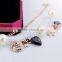 Special New Fashion Pearl Enamel Bracelets Pink Sweet Jewelry for Women Gifts