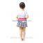 top quality summer short sleeve baby girls outfits kids boutique clothing