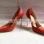 Women's fashion high heels gold metal high heel pumps shoes brand high heels