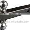 Chrome Double Ball Trailer Hitch Ball Mount