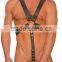leather harness/black Leather Body Harness /MENS LEATHER CHEST HARNESS