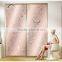 TV backgournd wall mirror/golden decorative background wall mirror glass
