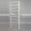 Standing Amazing 10 leves white plastic color Shoe Storage rack