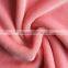 Very popular fluffy solid polyester flannel throw fabric wholesaler