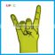 Promotional Cheering EVA PU Sponge Foam Finger Foam Hand