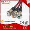 Wenzhou High Brightness 12mm DC Blue 12v led indicator lamp with cable