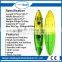 Chinese supplier three persons sit on fishing paddle kayak