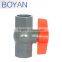 Gray PVC Series Compact Ball Valve with Threaded End Connection