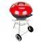 Attractive portable charcoal bbq grill wheels