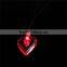night led necklace plastic design party light up necklace