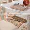 French compact dining table set oak solid wooden set for sale