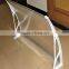 5mm Hollow PC Door awning/D80xW100cm/ Polycarbonate door canopy/PC window awning/plastic door awning/front door canopy