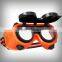 2016 chinese welding goggles 1.3mm PC lens welding goggles 50 mm round lens welding goggles manufacturer in China