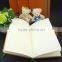 silk printing brown leather diary agenda