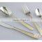 Fashion style gold&mirror 72/84 Pcs stainless steel cutlery set flatware