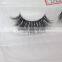 3D mink eyelash wholesale Lilly 100% real mink fur Handmade crossing lashes individual thick lash