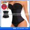 Wholesale sex girls photos open steel bone corset ,black latex waist trainers