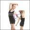 C2424 girls ballet dance top wholesale racer back long ballet dance active wear