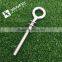 Stainless steel long type eye bolt with washer and nut