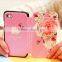 For sweet girl design PU leather case for iphone 6 flip leather case