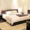 Japanest style wood and leather bed (A-B35)