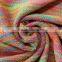 Rayon polyester blend space dye fabric knit fabric single jersey knitting fabric